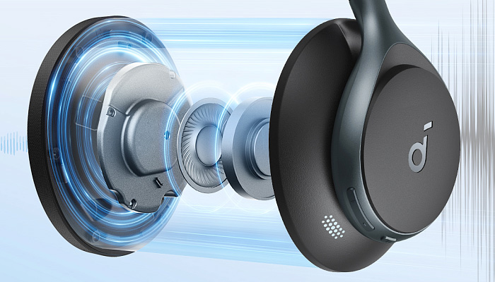 Полноразмерные наушники Anker Soundcore Space One Sky Blue купить